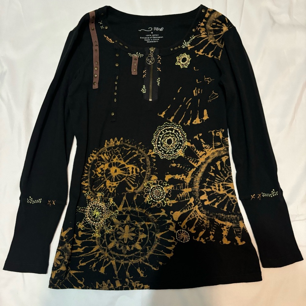 RXB patterned long sleeve